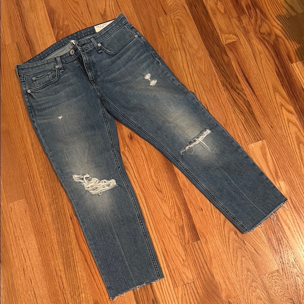 Rag & Bone Dre Low Rise Slim Boyfriend Jean